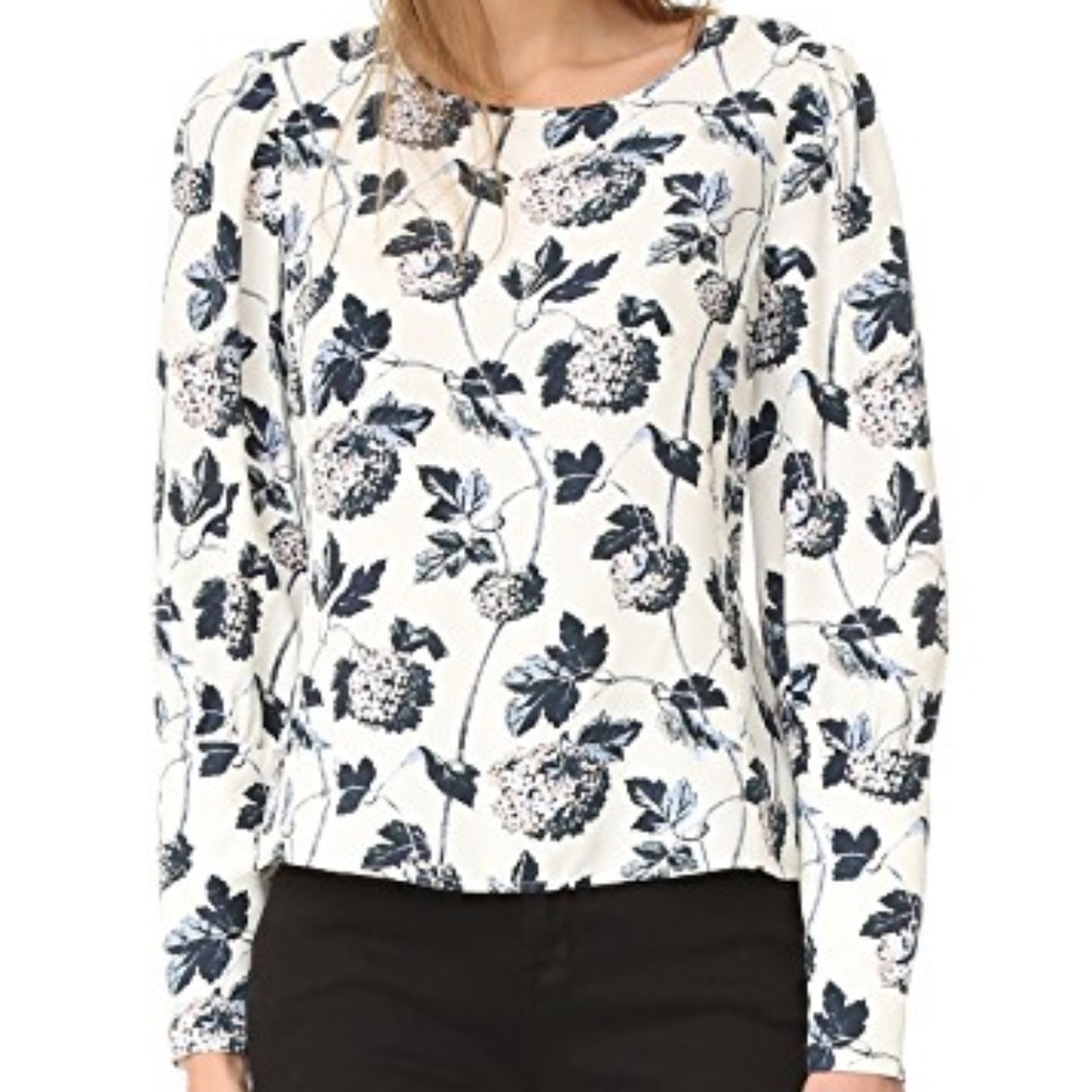 Club Monaco Etheline Printed Blouse